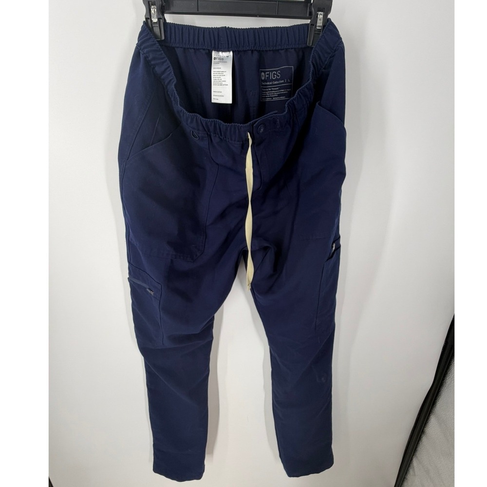 FIGS Technical Collection Navy Blue Cairo Scrub Pants Mens Large M21SW2052